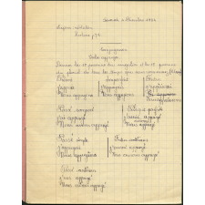 Cahier journalier