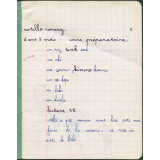 Cahier journalier