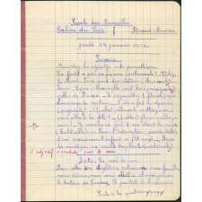 Cahier du soir
