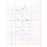 Cahier d'exercices