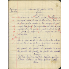 Cahier de français