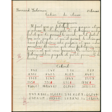 Cahier de classe