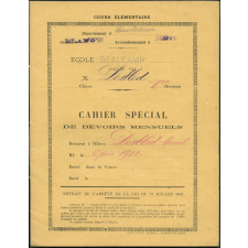 Cahier spécial de devoirs mensuels - École de Réalcamp
