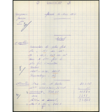Certificat d'études 1957. Canton de Damville. Devoir de calcul