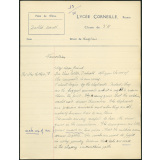 Devoir d'anglais - Lycée Corneille, Rouen, classe de 3ième A