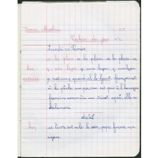 Cahier du jour n°4