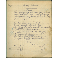 Cahier journalier