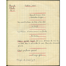 Cahier (journalier) n°2