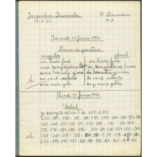 Cahier journalier