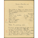 Cahier journalier
