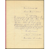 Cahier journalier - Année scolaire 1928-1929