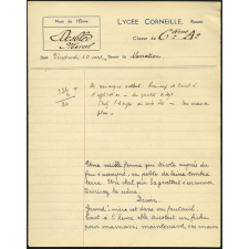 Narration - Lycée Corneille, Rouen, classe de 6ième A2