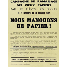 Nous manquons de papier!