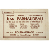 Buvard publicitaire. Jean Parnaudeau.