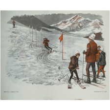 Tableaux de langage. Série IM 3 - n° 45b : les parents ouvrent leurs cadeaux. n° 46b : Les sports d'hiver.