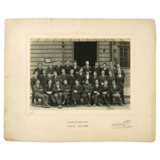 Photo de groupe : Lycée Clémenceau, Nantes 1922-1923.