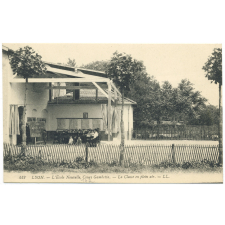 442 - Lyon - L'Ecole Nouvelle, Cours Gambetta - La Classe en plein air.
