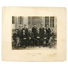 Photo d'enseignants : Collège de Saint-Nazaire 1920-1921.