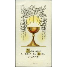 Image religieuse. Mon âme a soif du Dieu vivant.