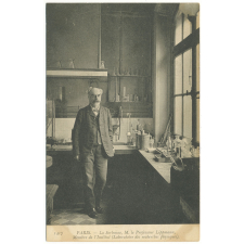 1417 - Paris - La Sorbonne, M. le Professeur Lippmann, Membre de l'Institut (laboratoire de recherches physiques).