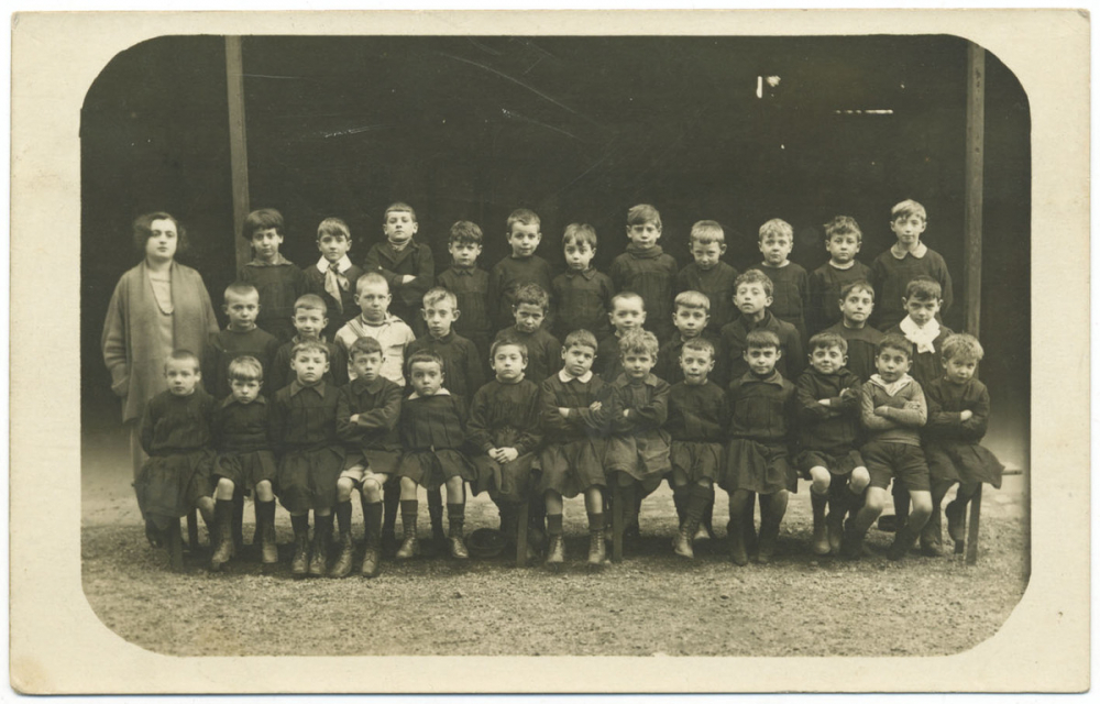 Photo de classe. 