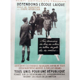 Parti communiste français : défendons l'école laïque école du patriotisme et du civisme républicain