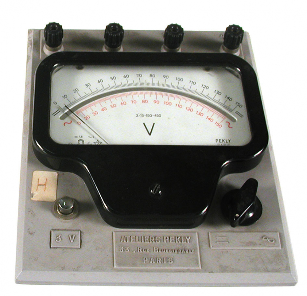 Voltmètre magnéto-électrique.


