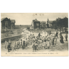 86 - Cayeux Brighton - Colonie scolaire - Fondation Groult - Promenade des enfants.