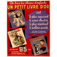 De tous les albums d'enfants un Petit Livre d'Or est le plus amusant, le mieux illustré, le plus résistant, le meilleur marché. 28 pages en couleurs, couverture cartonnée glacée.