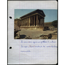 Cahier journalier.