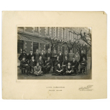 Photo de groupe : Lycée Clémenceau, Nantes 1921-1922.