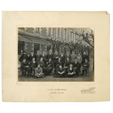 Photo de groupe : Lycée Clémenceau, Nantes 1921-1922.