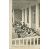 Oeuvre des colonies de vacances des Ecoles Publiques de Rennes - Preventorium Rey - Galerie de Cure, côté filles.