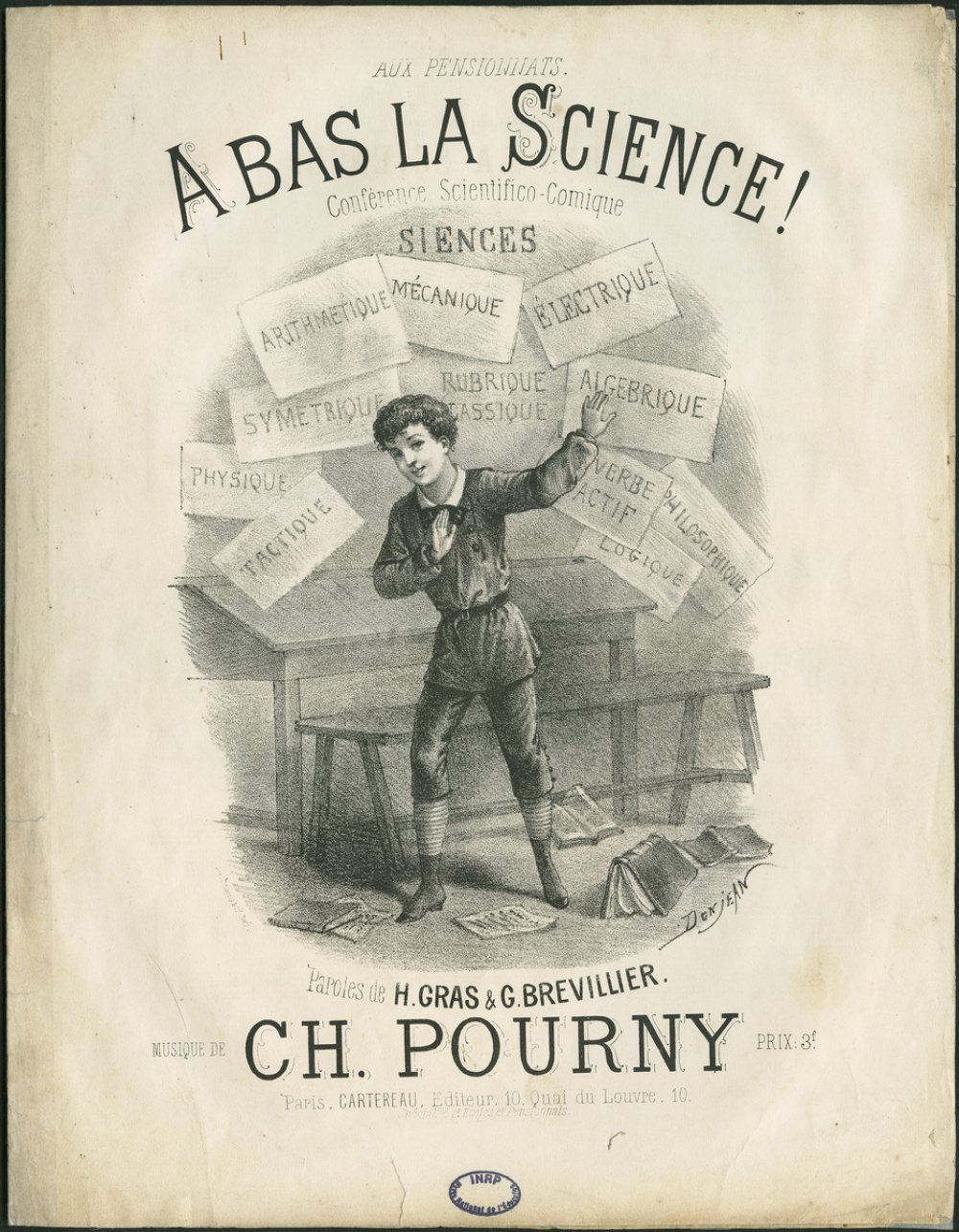 A bas la Science - Aux Pensionnats - Conférence Scientifico-Comique.