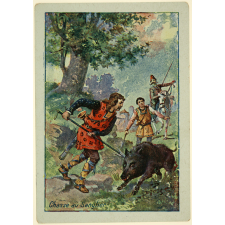 Ecoles communales de Lyon - Récompense scolaire - Chasse au sanglier.