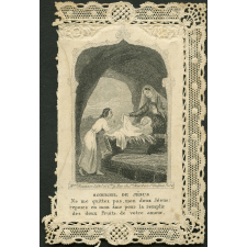 Image religieuse. Sommeil de Jésus.