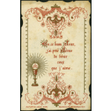 Image religieuse. En ce beau jour, j'ai prié Jésus de bénir ceux que j'aime.