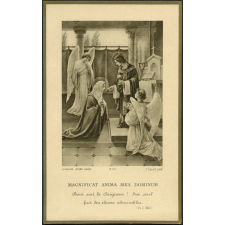 Image religieuse. Magnificat anima mea dominum.