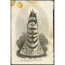Image religieuse. B. V. di Loreto.