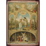 Tableau mural. Le baptême.