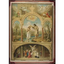 Tableau mural. Le baptême.