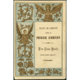 Image religieuse. Règle de conduite après la première communion.