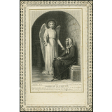Image religieuse. L'ange de la charité.