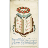 Image religieuse. Précieux souvenir. Vous êtes vraiment un Dieu caché, Dieu d'Israël, Dieu Sauveur.