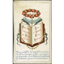 Image religieuse. Précieux souvenir. Vous êtes vraiment un Dieu caché, Dieu d'Israël, Dieu Sauveur.