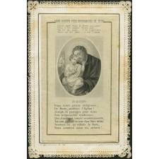 Image religieuse. Saint Joseph père nourricier de Jésus.