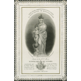 Image religieuse. Statue de la B. V. Marie de Notre Dame des Victoires.