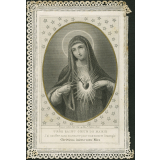 Image religieuse. Très saint coeur de Marie.