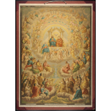 Tableau mural. Je crois à la vie éternelle (ciel). 