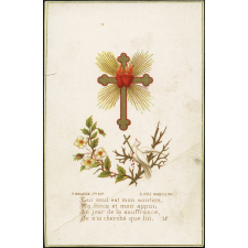 Image religieuse. Lui seul est mon soutien [...].